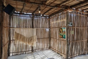 Mario García Torres, 'Five Feet High and Rising' (2017). Installation view: Sharjah Biennial 13, ‘Tamawuj,’ Sharjah, UAE (10 March–12 June 2017). © Ocula. Photo: Charles Roussel.